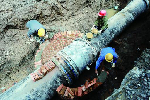 永（yǒng）城自來水管網橡膠接頭